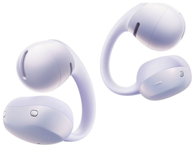 In-Ear Bluetooth Kopfhörer kabellos 9 h Laufzeit IP55  OpenDots Air (Violett) 