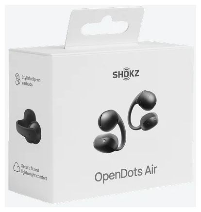 In-Ear Bluetooth Kopfhörer kabellos 9 h Laufzeit IP55  OpenDots Air (Schwarz) 