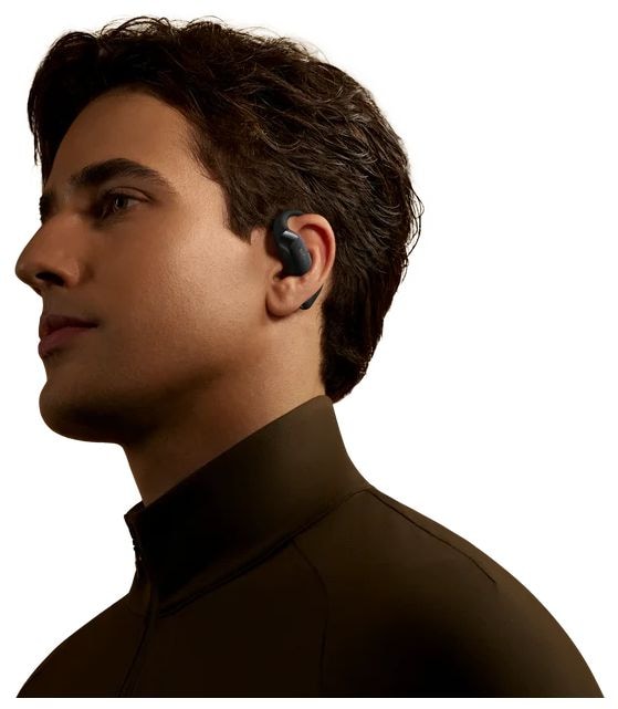 Open-Ear Bluetooth Kopfhörer kabellos 11 h Laufzeit IP55  OpenFit 2+ (Schwarz) 