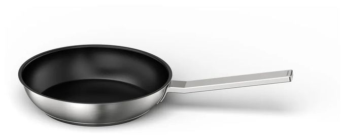 (Schwarz, Edelstahl) HZ9CF240 Allzweckpfanne 24 cm Rund 