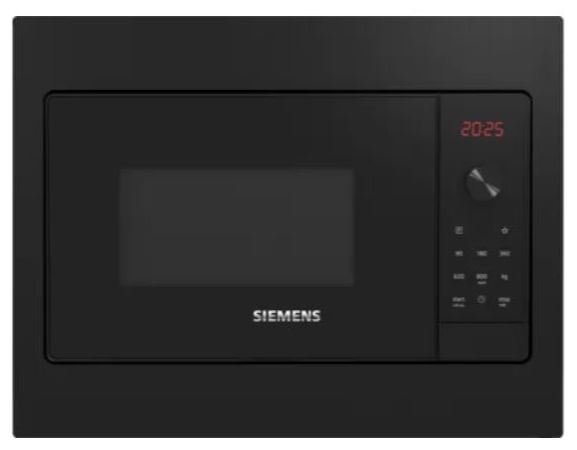 Einbau-Mikrowelle 800 W Größe: klein 5 Stufen (Schwarz, Edelstahl) iQ300 BF523LMB3 