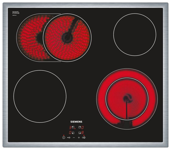 Glaskeramik Kochfeld/Herdplatte 4 Zone(n) iQ300 ET645HN17E autarkes 60cm 