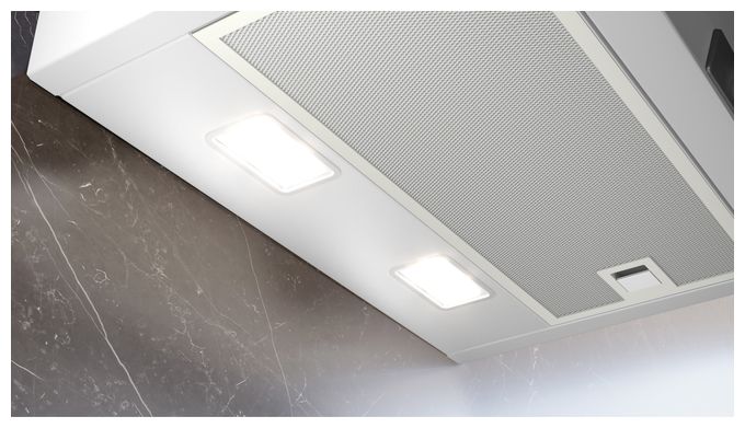 Abluft/Umluft Dunstabzugshaube/Esse Wand 60 cm (Weiß) iQ300 LC67KFN20 