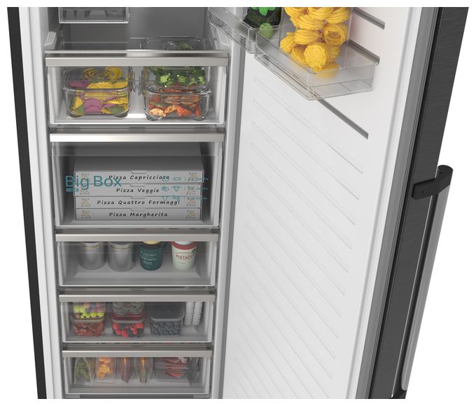 334 l Gefrierschrank 171 kWh Jahr NoFrost  iQ500 GS36NAXCG (Schwarz) 