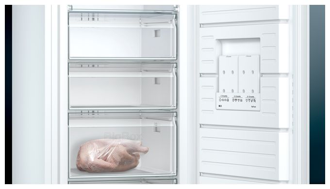 328 l Gefrierschrank 212 kWh Jahr NoFrost  iQ500 GS54NUWDV (Weiß) 