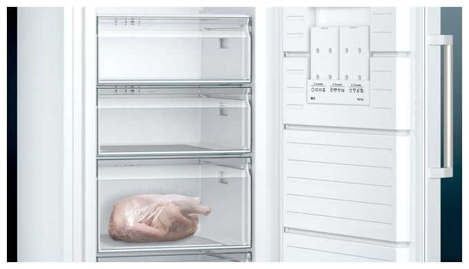 366 l Gefrierschrank 222 kWh Jahr NoFrost  iQ500 GS58NDWDP (Weiß) 
