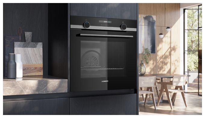 Einbaubackofen groß AutoClean iQ500 HB517GBS3 