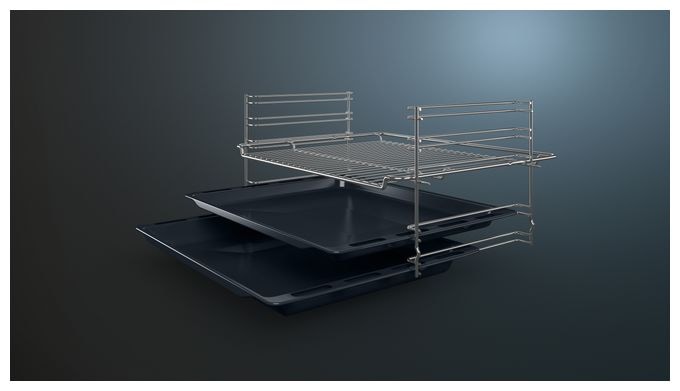 Freistehender Herd Elektro normal mit Glaskeramik Kochfeld iQ500 HK9S5A240 