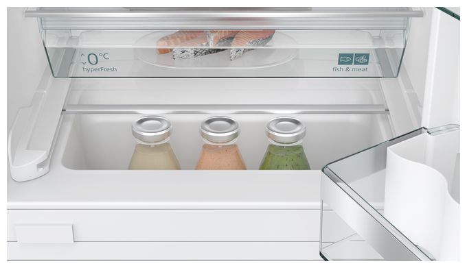 134 l 82 cm Einbaukühlschrank EEK: E 93 kWh Jahr iQ500 KU21RADE0 