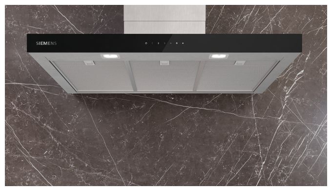 Abluft/Umluft Dunstabzugshaube/Esse Wand 90 cm (Edelstahl) iQ500 LC97BDN30 