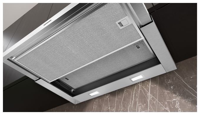Abluft/Umluft Dunstabzugshaube/Esse Einbau 60 cm (Edelstahl) iQ500 LI67RA561 