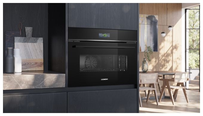 Einbaubackofen kompakt AutoClean iQ700 CB774G1B1 