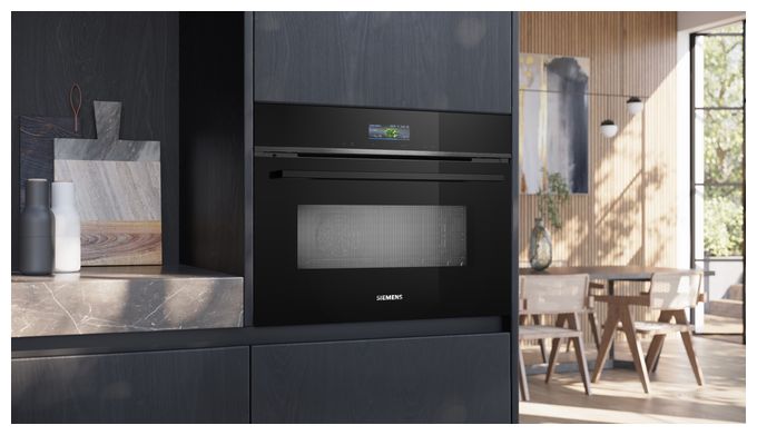 Einbaubackofen kompakt Mikrowelle iQ700 CM724G1B1 