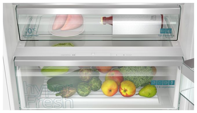 285 l Kühlteil 98 l Gefrierteil Einbau Kühl-/Gefrierkombination NoFrost iQ300 KB96NVFE1 
