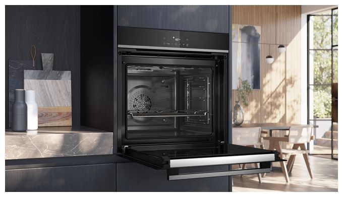 Backofen-Set groß AutoClean mit autarkem 60 cm Induktions Kochfeld PQ100I60 (HB572ABS4 + EU611BEB6E) 