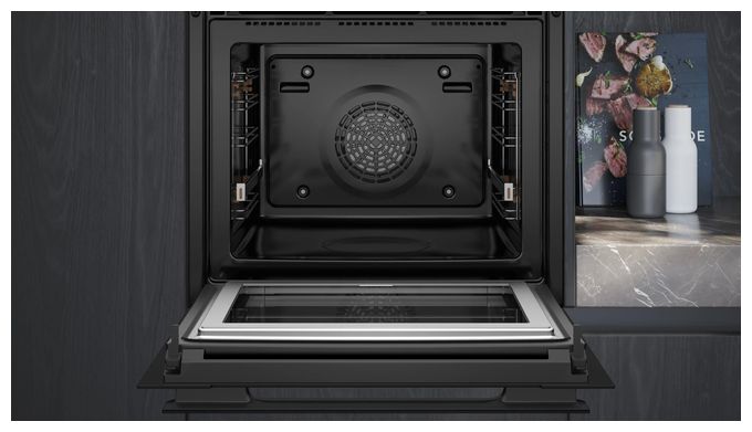Backofen-Set groß AutoClean mit autarkem 81,2 cm Induktions Kochfeld PQ100MWM (HM976GMM1 + EX87BNVV6E + HZ9TY010) 