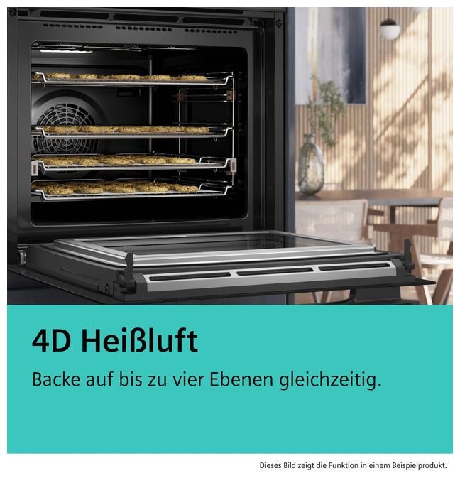 Backofen-Set groß AutoClean activeClean mit autarkem 79,2 cm Induktions Kochfeld PQ100PMF (HB978GNM1 + EX80BNVV6E + HZ9TY010) 