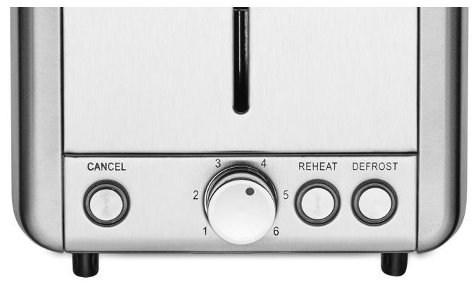 Toaster 925 W 2 Scheibe(n) 6 Stufen  920.12 Toaster Steel (Edelstahl) 
