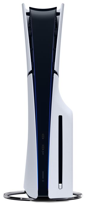 PlayStation 5 Slim PlayStation 5 Slim, PlayStation 5 Slim Digital Edition  Vertical Stand (Schwarz, Chrom) 