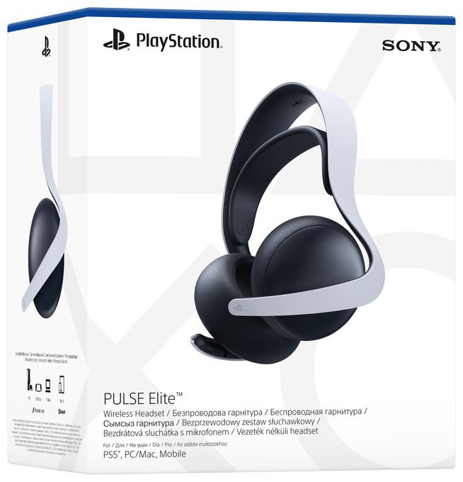 Over Ear Bluetooth Kopfhörer kabelgebunden&kabellos 30 h Laufzeit  Pulse Elite (Schwarz, Weiß) 