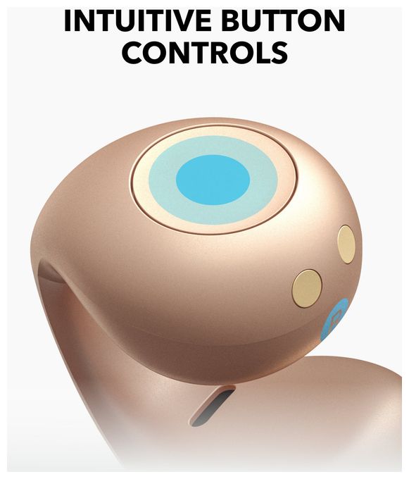 Ohraufliegender Bluetooth Kopfhörer kabellos IPX4  C40i (Bronze) 