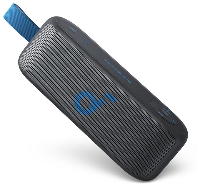 16 W Bluetooth Lautsprecher IPX7 Laufzeit bis 20 h  Select 3 (Grau, Blau) 