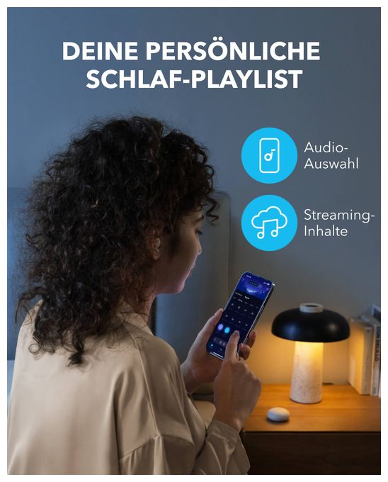 In-Ear Bluetooth Kopfhörer kabellos 10 h Laufzeit IPX4  Sleep A20 (Weiß) 