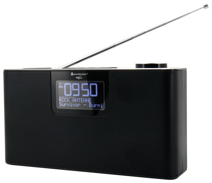 Bluetooth DAB+, FM Radio Persönlich  DAB700SW (Schwarz) 