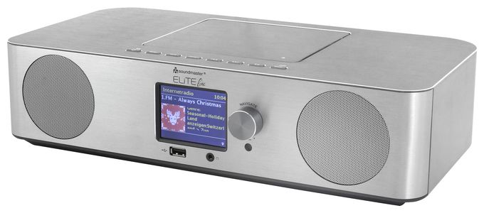 Bluetooth DAB+, FM, UKW Radio Internet  ICD2060SI (Schwarz, Metallisch) 