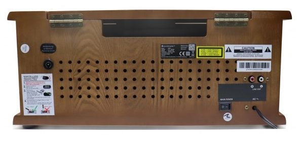  NR560 Nostalgie Stereoanlage mit Plattenspieler (Holz) 