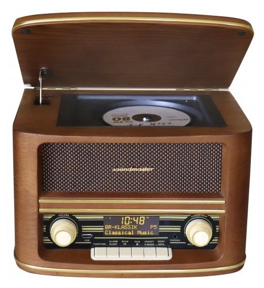 Bluetooth DAB+, FM Radio Tragbar  NR961 (Holz) 