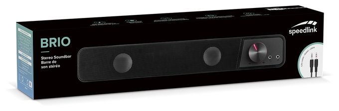 Soundbar 6 W  Brio (Schwarz) 