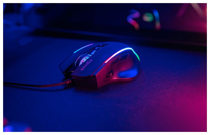 800 DPI Gaming Maus  Decus NX RGB (Schwarz) 
