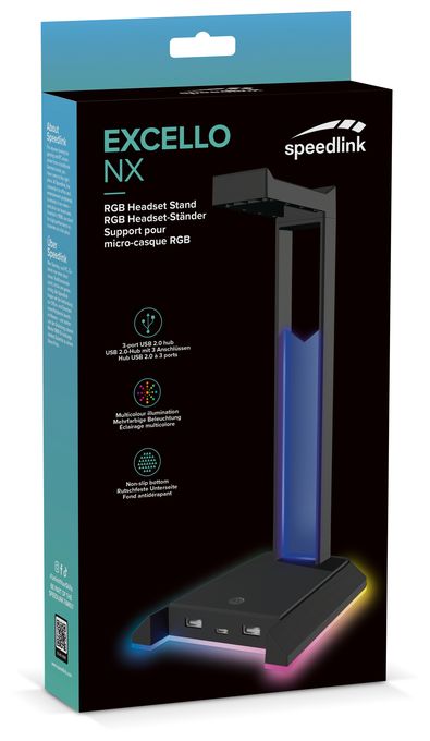 Headset-Ständer  EXCELLO NX RGB (Schwarz) 