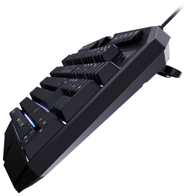 RGB-LED Gaming Tastatur USB  SL-670004 (Schwarz) 