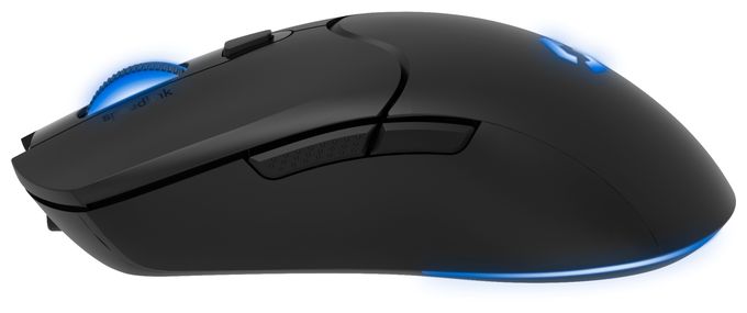 4800 DPI Gaming Maus  Velox Wireless (Schwarz) 
