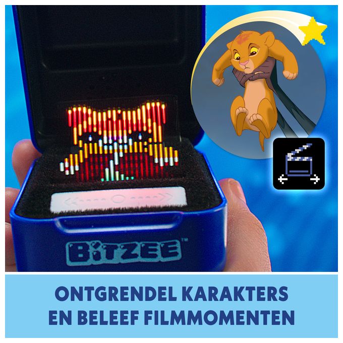 Bitzee Disney - Digitale Charaktere zum Anfassen, interaktives Spielzeug mit 30 virtuellen elektronischen Figuren, die auf Bewegung und Berührung reagieren 