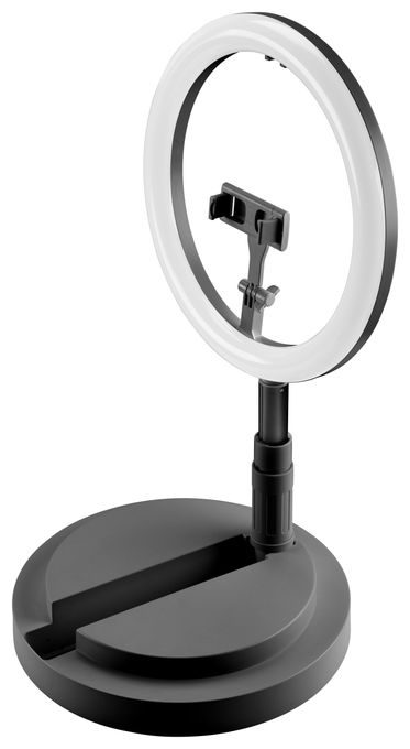 70 mm Universal  Selfie Ring Compact (Schwarz) 