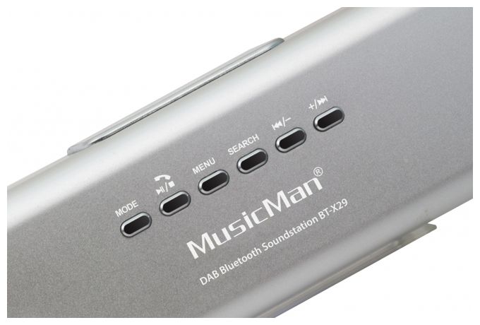 MusicMan BT-X29 DAB Bluetooth Lautsprecher (Blau) 