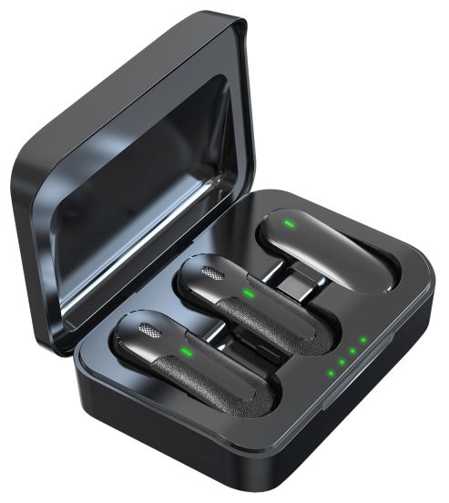  TX-301 Dual Wireless Mini Mikrofon Set (Schwarz) 