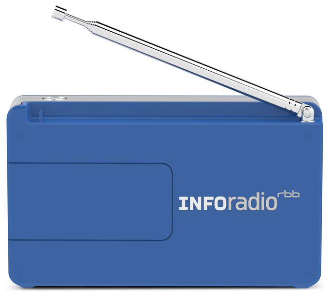 DAB, DAB+, UKW Radio Tragbar  DigitRadio 1 Inforadio (Blau) 