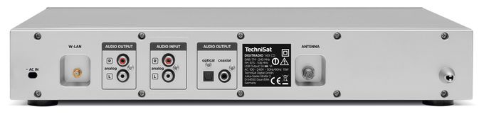 Home-Audio-Minisystem DAB+, FM Bluetooth  DigitRadio 143 CD (V3) (Silber) 