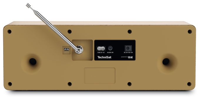 Bluetooth DAB+, FM Radio Tragbar  DigitRadio 3 ASA (Blackberry, Eiche) 