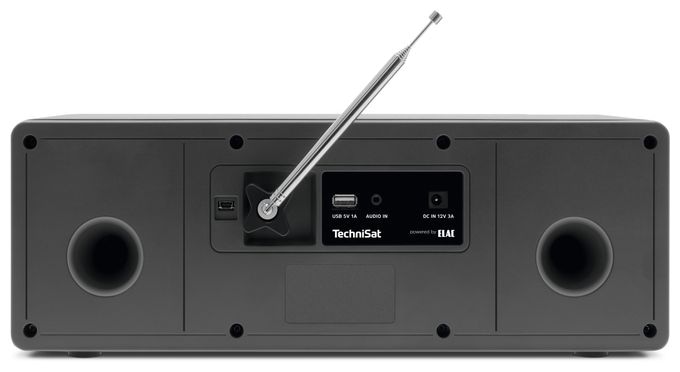 DAB+, FM Radio  DigitRadio 3 Voice (Schwarz, Silber) 