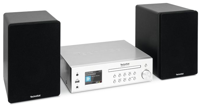CD Payer DAB+, FM Radio  DigitRadio 760CD IR (Silber) 
