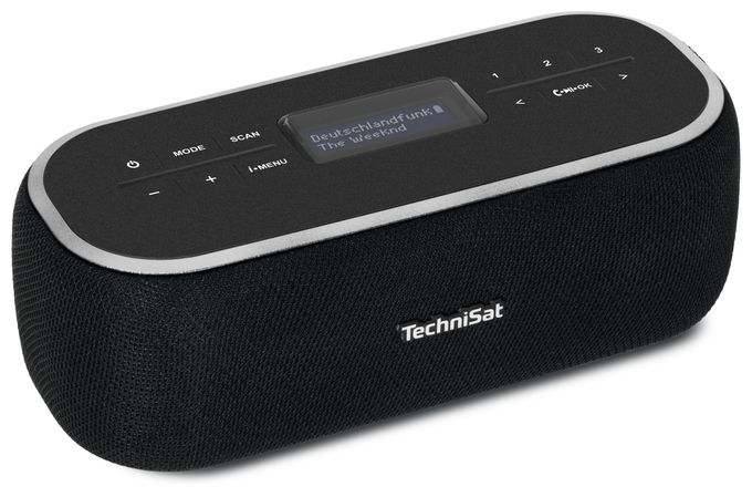 Bluetooth DAB+, UKW Radio Tragbar  DigitRadio BT1 (Schwarz) 
