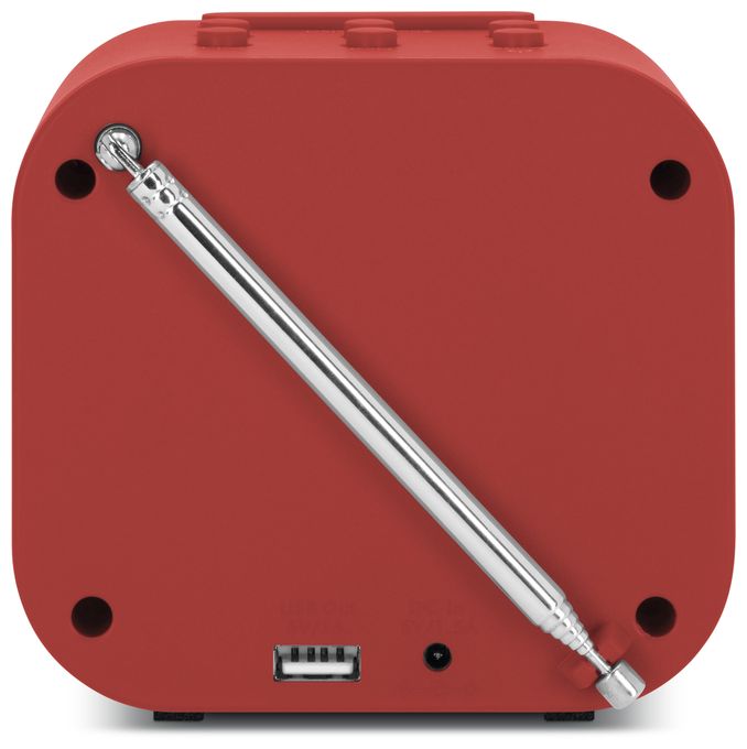 DAB+, FM Radio Persönlich  TechniRadio 40 (Rot) 