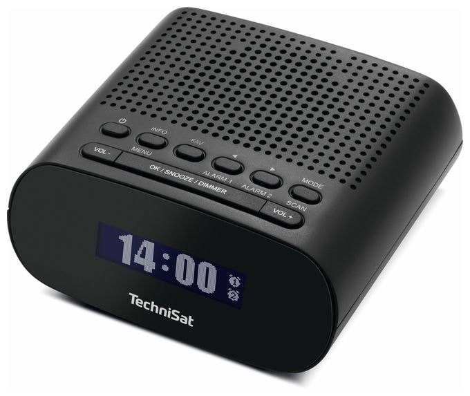 DAB+, FM Radio Uhr  TechniRadio 50 (Schwarz) 