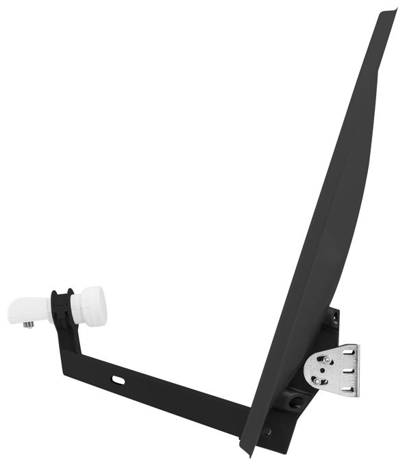 Stahl Sat-Spiegel  TechniTenne 60 (Anthrazit) 