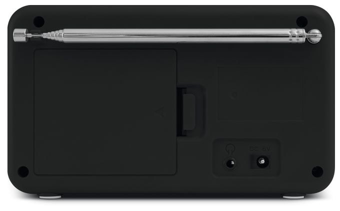 DAB, DAB+, FM Radio Tragbar  Viola 2 (Schwarz, Weiß) 